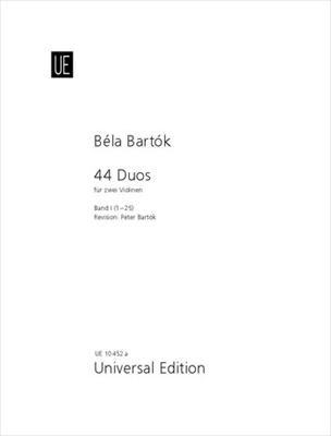 44 DUOS BAND.1  44のデュオ第1巻（1－25番）　（ヴァイオリン2本）  