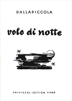 VOLO DI NOTTE  歌劇「夜間飛行」（ピアノ伴奏ヴォーカルスコア）  