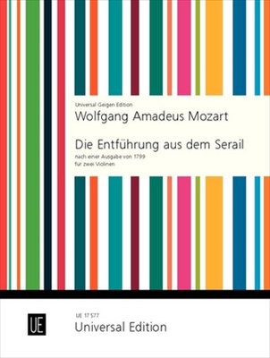DIE ENTFUHRUNG AUS DEM SERAIL  ヴァイオリン二重奏のための「後宮からの逃走」（ヴァイオリン2本）  