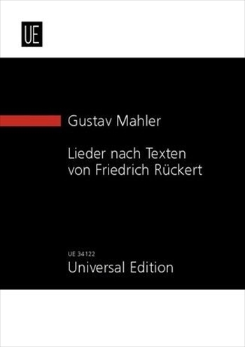 5 RUECKERT LIEDER  リュッケルトの詩による5つの歌曲（小型スコア）  