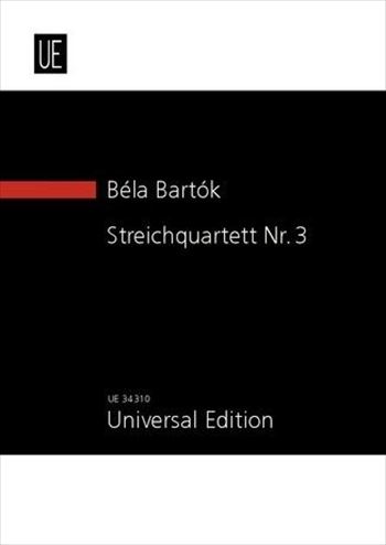 STREICHQUARTETT NR.3  弦楽四重奏曲第3番 Sz.85（小型スコア）  