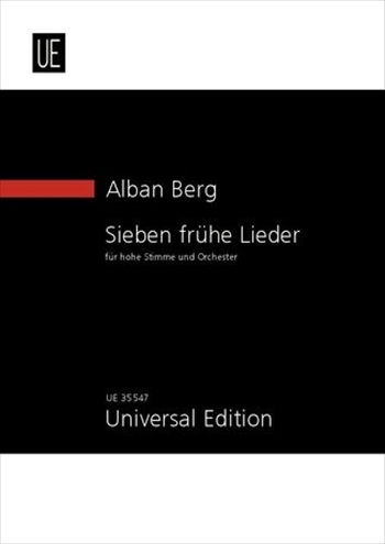 SIEBEN FRUEHE LIEDER  7つの初期の歌（小型スコア）  