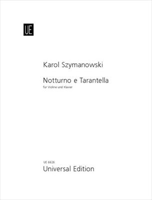 NOCTURNE AND TARANTELLA OP.28  夜想曲とタランテラ　（ヴァイオリン、ピアノ）  
