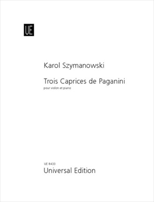 3 PAGANINI CAPRICEN OP.40 3つのパガニーニのカプリス (ヴァイオリン、ピアノ)