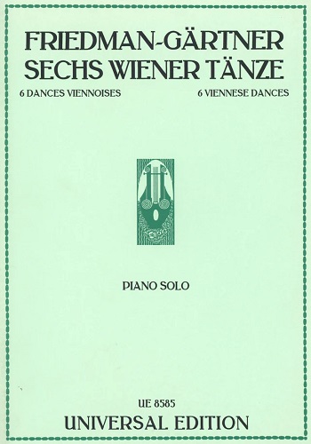 【特価品】6 WIENER TANZE  6つのウィーン舞曲集（ピアノソロ）  