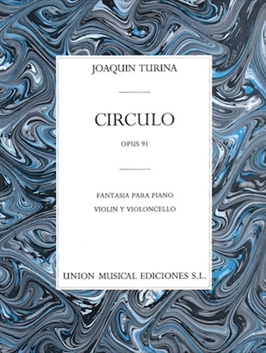 【特価品】EL CIRCULO OP.91  ピアノ、ヴァイオリン、チェロのための幻想曲 作品91 「環（円）」  