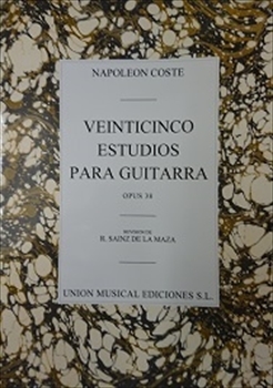 ★特価品★25 ESTUDIOS PARA GUITARRA OP.38  25の練習曲（ギターソロ）  