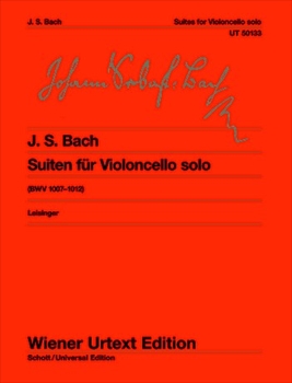 SUITEN BWV1007-1012  無伴奏チェロ組曲（ウィーン原典版　ライジンガー校訂）  