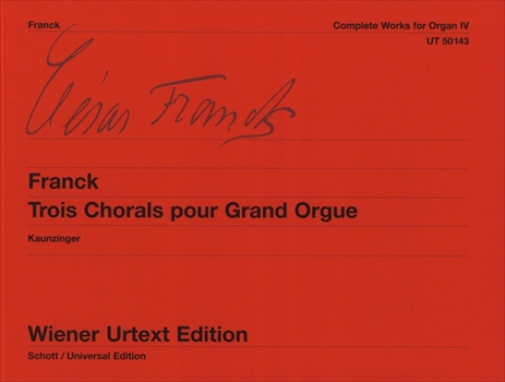 Trois Chorals pour Grand Orgue  オルガンのための3つのコラール  