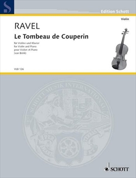 LE TOMBEAU DE COUPERIN  クープランの墓（（ヴァイオリン、ピアノ）  