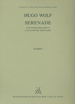 【特価品】ITALIENISCHE SERENADE  イタリア風セレナード　（弦楽四重奏）（パート譜）  