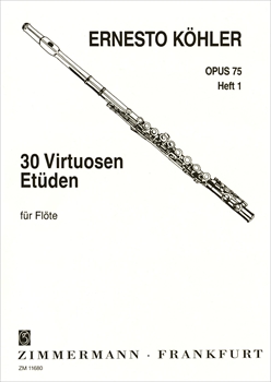 30 VIRTUOSEN ETUDEN OP.75 HEFT 1  30の技巧的練習曲 作品75 第1巻（フルートソロ）  