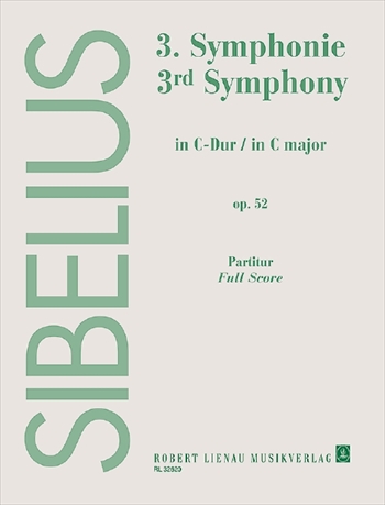 SYMPHONIE NR.3 Op.52  交響曲 第3番 ハ長調（大型スコア）  